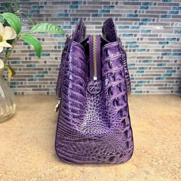 NWT Brahmin Small Finley Heroic Purple purse - Picture 5 of 7